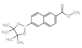 Methyl 6-(4,4,5,5-tetraMethyl-1,3,2-dioxaborolan-2-yl)-2-naphthoate structure