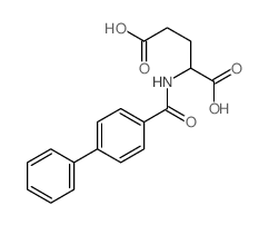 L-Glutamic acid,N-([1,1'-biphenyl]-4-ylcarbonyl)- Structure