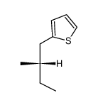 (S)-2-(2-Methylbutyl)thiophene Structure