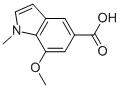 7-methoxy-1-methyl-1h-indole-5-carboxylic acid结构式