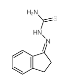Hydrazinecarbothioamide,2-(2,3-dihydro-1H-inden-1-ylidene)-结构式