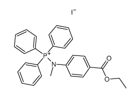 ((4-(ethoxycarbonyl)phenyl)(methyl)amino)triphenylphosphonium iodide结构式