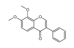 7,8-Dimethoxy isoflavone Structure