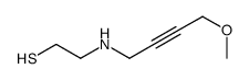 2-(4-methoxybut-2-ynylamino)ethanethiol Structure