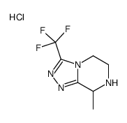 3-(TRIFLUOROMETHYL)-5,6,7,8-TETRAHYDRO-8-METHYL-[1,2,4]TRIAZOLO[4,3-A]PYRAZINE HYDROCHLORIDE picture