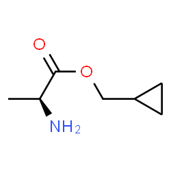 L-Alanine, cyclopropylmethyl ester (9CI) structure