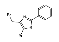 5-Brom-4-brommethyl-2-phenylthiazol Structure