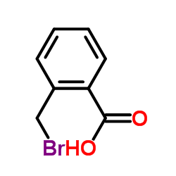 2-溴甲基苯甲酸结构式