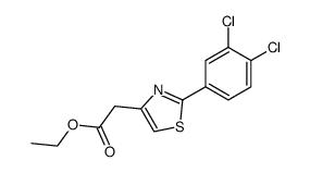 2-[(3,4-dichlorophenyl)thiazol-4-yl]acetate结构式