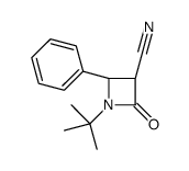 (3R,4S)-1-tert-butyl-2-oxo-4-phenylazetidine-3-carbonitrile结构式