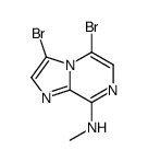 3,5-dibromo-N-methylimidazo[1,2-a]pyrazin-8-amine Structure