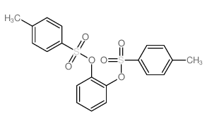 1-methyl-4-[2-(4-methylphenyl)sulfonyloxyphenoxy]sulfonyl-benzene Structure