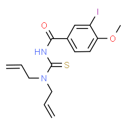 N-[(diallylamino)carbonothioyl]-3-iodo-4-methoxybenzamide structure