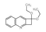 1,1-diethoxy-2H-cyclobuta[b]quinoline Structure