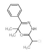 Propanoic acid,2-chloro-, 2-(2,2-dimethyl-1-phenylpropylidene)hydrazide picture