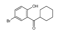 (5-bromo-2-hydroxyphenyl)-cyclohexylmethanone结构式