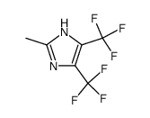 2-methyl-4,5-bis(trifluoromethyl)-1H-imidazole结构式