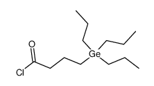 4-(tripropylgermyl)butyryl chloride Structure