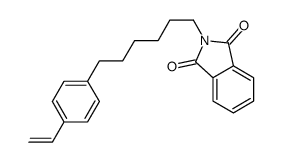 2-[6-(4-ethenylphenyl)hexyl]isoindole-1,3-dione Structure
