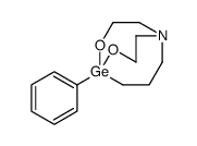 5-phenyl-4,6-dioxa-1-aza-5-germabicyclo[3.3.3]undecane Structure