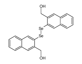 bis(3-hydroxymethyl-2-naphthyl) diselenide结构式
