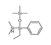 dimethylsilyl-ethyl-phenyl-trimethylsilyloxysilane Structure