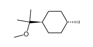 trans-8-Methoxy-p-menthane结构式