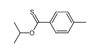 4-methyl-thiobenzoic acid O-isopropyl ester结构式