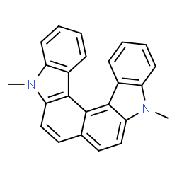 5,10-Dimethylcarbazolo[3,4-c]carbazole结构式