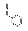 Pyrimidine, 5-(1,2-propadienyl)- (9CI) Structure