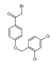 2-bromo-1-[4-[(2,4-dichlorophenyl)methoxy]phenyl]ethanone Structure