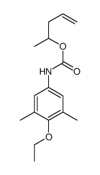 pent-4-en-2-yl N-(4-ethoxy-3,5-dimethylphenyl)carbamate结构式