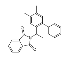 2-[1-(4,5-dimethyl-2-phenylphenyl)ethyl]isoindole-1,3-dione Structure