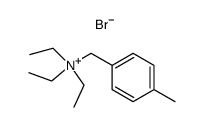 N-(4-methylbenzyl)triethylammonium bromide Structure