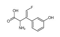 2-amino-4-fluoro-3-(3'-hydroxyphenyl)-3-butenoic acid Structure