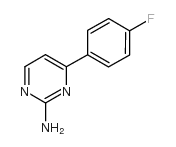 4-(4-fluorophenyl)pyrimidin-2-amine structure