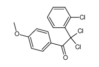 α,α,2'-trichloro-4-methoxy-deoxybenzoin结构式