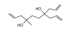 7-allyl-4-methyl-deca-1,9-diene-4,7-diol结构式