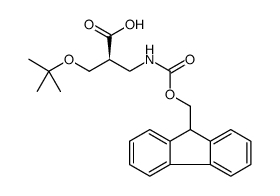 FMoc-(S)-3-aMino-2-(tert-butoxyMethyl)propanoic acid结构式