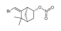 (1S,2R,4S,Z)-6-(bromomethylene)-5,5-dimethylbicyclo[2.2.1]heptan-2-yl nitrate Structure