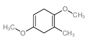 1,4-dimethoxy-2-methyl-cyclohexa-1,4-diene结构式