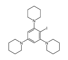 1-[2-iodo-3,5-di(piperidin-1-yl)phenyl]piperidine Structure