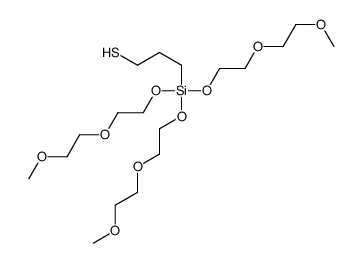 9,9-bis[2-(2-methoxyethoxy)ethoxy]-2,5,8-trioxa-9-siladodecan-12-thiol structure