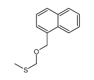 1-(methylsulfanylmethoxymethyl)naphthalene结构式