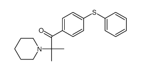 2-methyl-1-(4-phenylsulfanylphenyl)-2-piperidin-1-ylpropan-1-one Structure