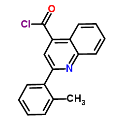 2-(2-Methylphenyl)-4-quinolinecarbonyl chloride结构式