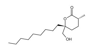 (–)-5-epi-malyngolide Structure