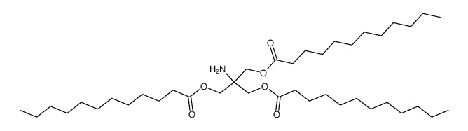 O,O',O''-tridodecanoyltris(hydroxymethyl)aminomethane Structure