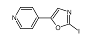 2-iodo-5-(4-pyridyl)oxazole结构式