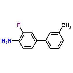 3-FLUORO-3'-METHYL[1,1'-BIPHENYL]-4-AMINE结构式